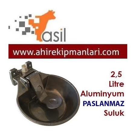 2,5 Litre Paslanmaz Aluminyum Hayvan Suluk